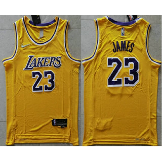 Men Los Angeles Lakers 23 LeBron James 75th Anniversary Diamond Gold 2021 Stitched Jersey Men Los Angeles Lakers 23 LeBron James 75th Anniversary Diamond Gold 2021 Stitched Jersey