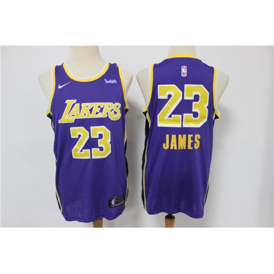 Men Los Angeles Lakers 23 Lebron James Purple Nike Swingman Jersey Men Los Angeles Lakers 23 Lebron James Purple Nike Swingman Jersey