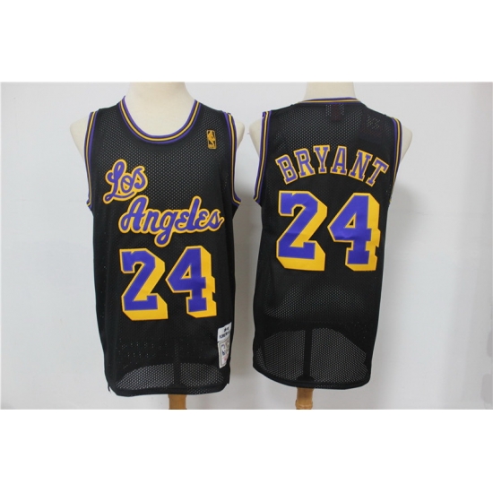 Men Los Angeles Lakers 24 Kobe Bryant Black Hardwood Classics Mesh Jersey Men Los Angeles Lakers 24 Kobe Bryant Black Hardwood Classics Mesh Jersey