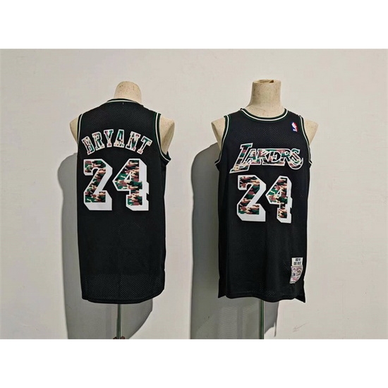 Men Los Angeles Lakers 24 Kobe Bryant Black Throwback Basketball Jersey Men Los Angeles Lakers 24 Kobe Bryant Black Throwback Basketball Jersey