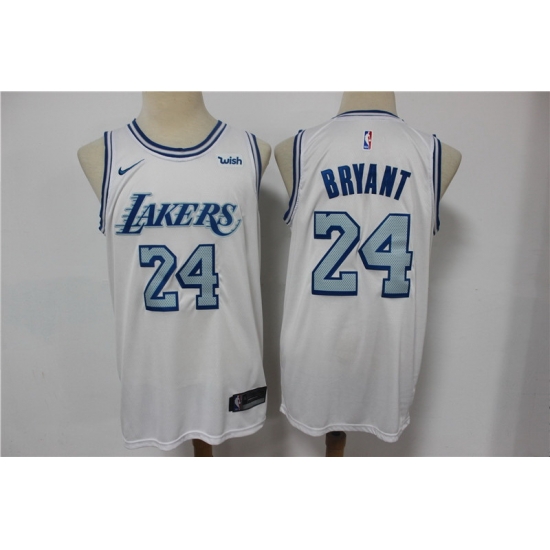 Men Los Angeles Lakers 24 Kobe Bryant White 2020 21 City Edition Nike Swingman Jersey Men Los Angeles Lakers 24 Kobe Bryant White 2020 21 City Edition Nike Swingman Jersey