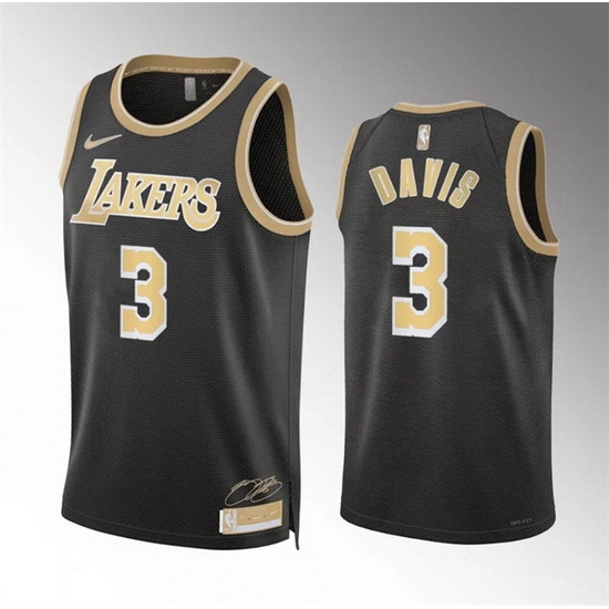 Men Los Angeles Lakers 3 Anthony Davis Black 2024 Select Series Stitched Basketball Jersey Men Los Angeles Lakers 3 Anthony Davis Black 2024 Select Series Stitched Basketball Jersey