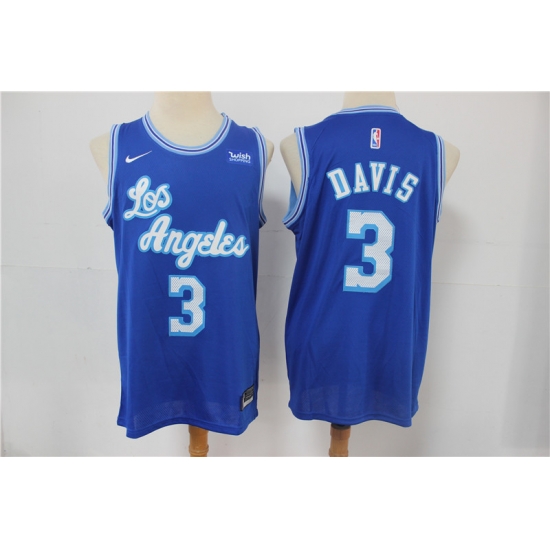 Men Los Angeles Lakers 3 Anthony Davis Blue 2021 Nike Swingman Jersey Men Los Angeles Lakers 3 Anthony Davis Blue 2021 Nike Swingman Jersey