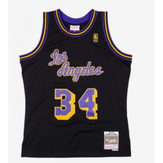 Men Los Angeles Lakers 34 Shaq O Neal Mitchell Ness Jersey Men Los Angeles Lakers 34 Shaq O Neal Mitchell Ness Jersey