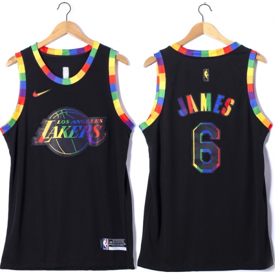 Men Los Angeles Lakers 6 LeBron James Black Stitched Basketball Jersey Men Los Angeles Lakers 6 LeBron James Black Stitched Basketball Jersey