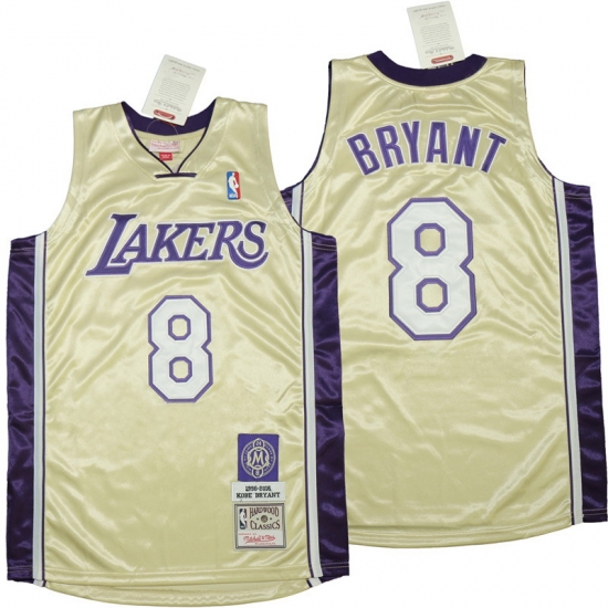 Men Los Angeles Lakers 8 Kobe Bryant Gold 1996 2016 The hall of fame Throwback Jerseys Men Los Angeles Lakers 8 Kobe Bryant Gold 1996 2016 The hall of fame Throwback Jerseys