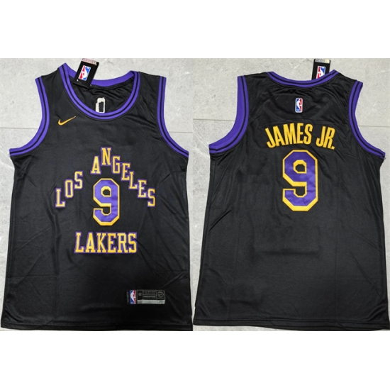 Men Los Angeles Lakers 9 Bronny James Jr Black 2024 Draft Stitched Basketball Jersey Men Los Angeles Lakers 9 Bronny James Jr Black 2024 Draft Stitched Basketball Jersey