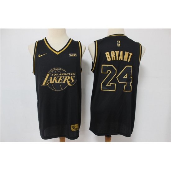 Men Los Angeles Lakers Kobe Bryant 24 Black Gold Limited Jersey Men Los Angeles Lakers Kobe Bryant 24 Black Gold Limited Jersey