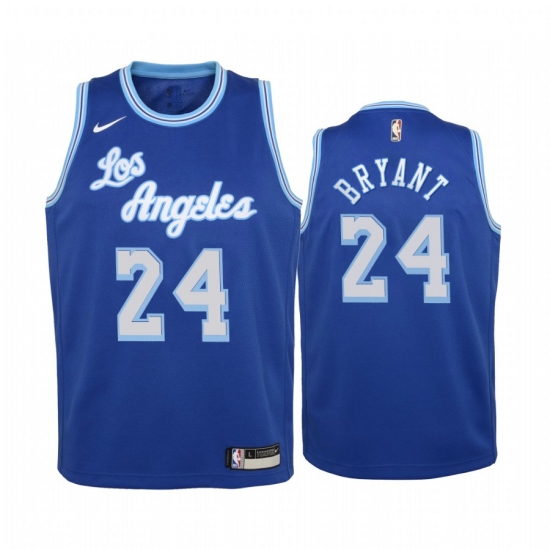 Men Los Angeles Lakers Kobe Bryant 24 Blue Nike Jersey Men Los Angeles Lakers Kobe Bryant 24 Blue Nike Jersey