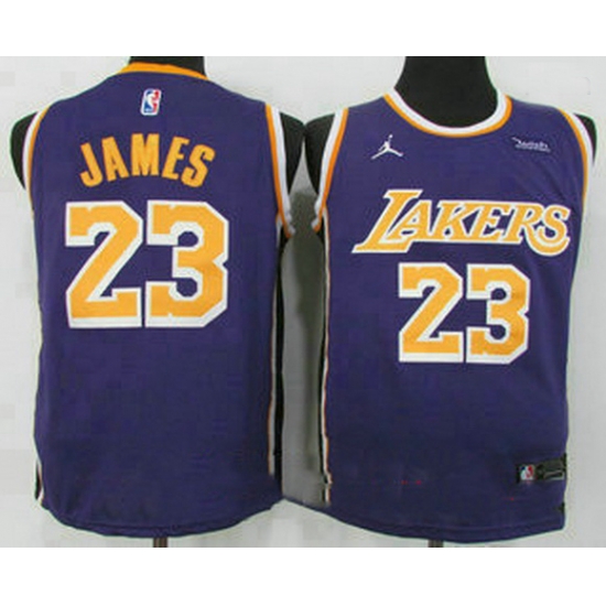 Men Men Los Angeles Lakers 23 LeBron James Purple 2021 Brand Jordan Swingman Stitched Men Men Los Angeles Lakers 23 LeBron James Purple 2021 Brand Jordan Swingman Stitched