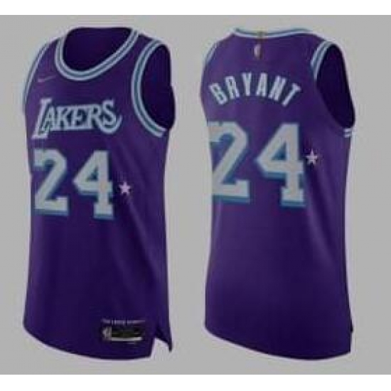 Men Nike Los Angeles Lakers Kobe Bryant purple 2021 75th anniversary Jersey Men Nike Los Angeles Lakers Kobe Bryant purple 2021 75th anniversary Jersey