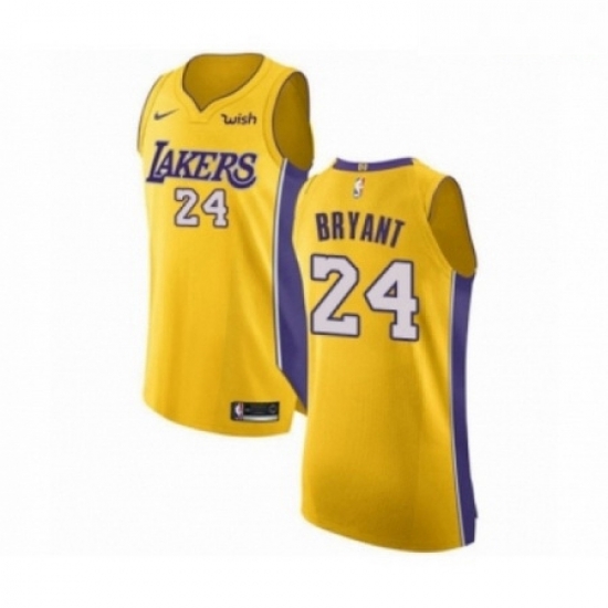 Mens Los Angeles Lakers 24 Kobe Bryant Authentic Gold Home Basketball Jersey Icon Edition Mens Los Angeles Lakers 24 Kobe Bryant Authentic Gold Home Basketball Jersey Icon Edition