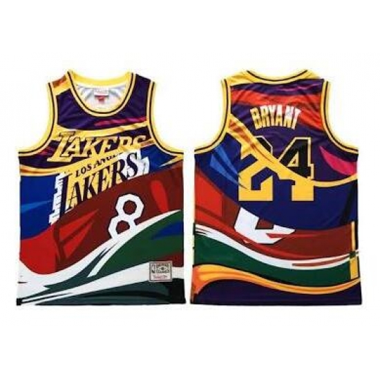 Men's Los Angeles Lakers #24 Kobe Bryant M&N Hardwood Classic Fashion Basketball Jersey Men's Los Angeles Lakers #24 Kobe Bryant M&N Hardwood Classic Fashion Basketball Jersey