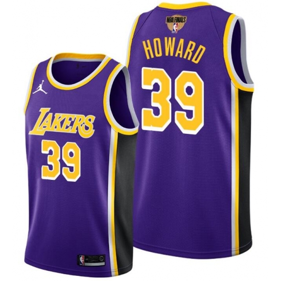Men's Los Angeles Lakers #39 Dwight Howard 2020 Purple Finals Stitched NBA Jersey Men's Los Angeles Lakers #39 Dwight Howard 2020 Purple Finals Stitched NBA Jersey