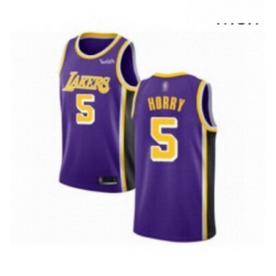 Mens Los Angeles Lakers 5 Robert Horry Authentic Purple Basketball Jerseys Icon Edition Mens Los Angeles Lakers 5 Robert Horry Authentic Purple Basketball Jerseys Icon Edition