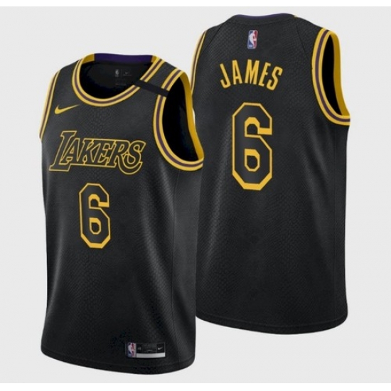 Men's Los Angeles Lakers LeBron James #6 Jersey Black 2021-22 Men's Los Angeles Lakers LeBron James #6 Jersey Black 2021-22