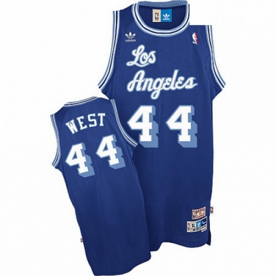 Mens Mitchell and Ness Los Angeles Lakers 44 Jerry West Swingman Blue Throwback NBA Jersey Mens Mitchell and Ness Los Angeles Lakers 44 Jerry West Swingman Blue Throwback NBA Jersey