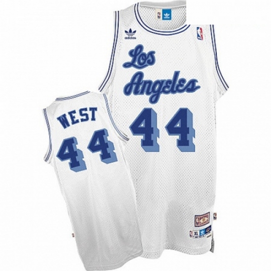 Mens Mitchell and Ness Los Angeles Lakers 44 Jerry West Swingman White Throwback NBA Jersey Mens Mitchell and Ness Los Angeles Lakers 44 Jerry West Swingman White Throwback NBA Jersey