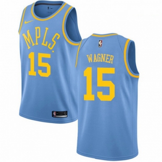 Mens Nike Los Angeles Lakers 15 Moritz Wagner Swingman Blue Hardwood Classics NBA Jersey Mens Nike Los Angeles Lakers 15 Moritz Wagner Swingman Blue Hardwood Classics NBA Jersey