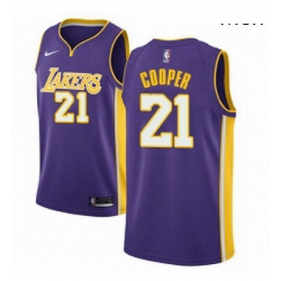 Mens Nike Los Angeles Lakers 21 Michael Cooper Swingman Purple NBA Jersey Statement Edition Mens Nike Los Angeles Lakers 21 Michael Cooper Swingman Purple NBA Jersey Statement Edition