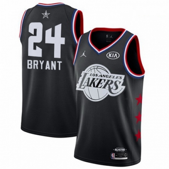 Mens Nike Los Angeles Lakers 24 Kobe Bryant Black Basketball Jordan Swingman 2019 All Star Game Jersey Mens Nike Los Angeles Lakers 24 Kobe Bryant Black Basketball Jordan Swingman 2019 All Star Game Jersey