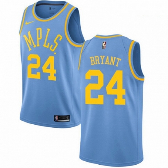 Mens Nike Los Angeles Lakers 24 Kobe Bryant Swingman Blue Hardwood Classics NBA Jersey Mens Nike Los Angeles Lakers 24 Kobe Bryant Swingman Blue Hardwood Classics NBA Jersey