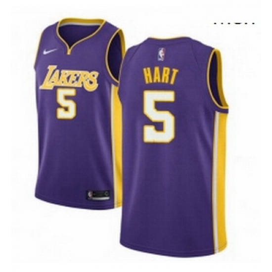 Mens Nike Los Angeles Lakers 5 Josh Hart Authentic Purple NBA Jersey Icon Edition Mens Nike Los Angeles Lakers 5 Josh Hart Authentic Purple NBA Jersey Icon Edition