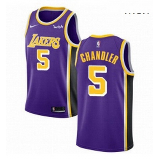 Mens Nike Los Angeles Lakers 5 Tyson Chandler Swingman Purple NBA Jersey Statement Edition Mens Nike Los Angeles Lakers 5 Tyson Chandler Swingman Purple NBA Jersey Statement Edition