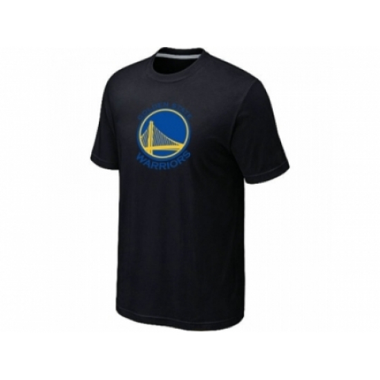 NBA Golden State Warriors Big & Tall Primary Logo Black T-Shirt NBA Golden State Warriors Big & Tall Primary Logo Black T-Shirt