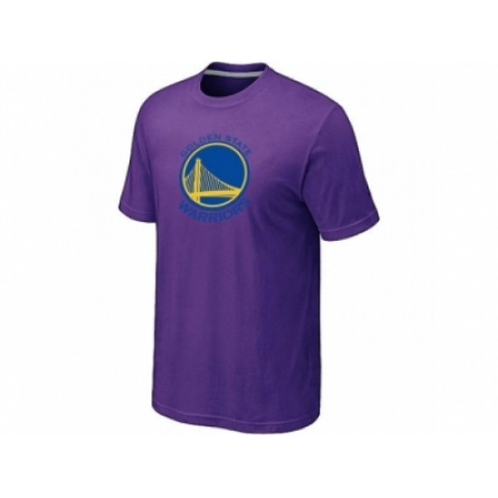 NBA Golden State Warriors Big & Tall Primary Logo Purple T-Shirt NBA Golden State Warriors Big & Tall Primary Logo Purple T-Shirt