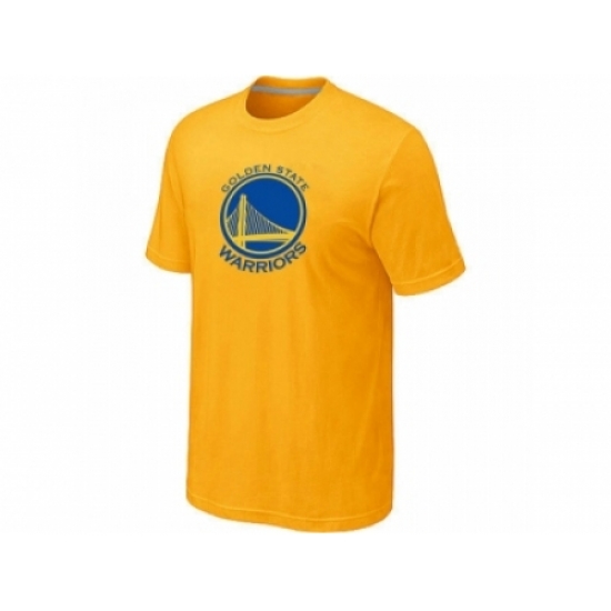 NBA Golden State Warriors Big & Tall Primary Logo Yellow T-Shirt NBA Golden State Warriors Big & Tall Primary Logo Yellow T-Shirt
