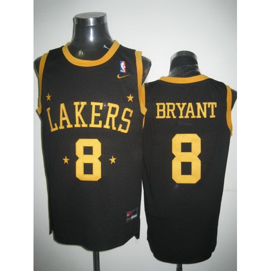 Nike Los Angeles Lakers 8 Kobe Bryant Black Authentic Throwback Jersey Nike Los Angeles Lakers 8 Kobe Bryant Black Authentic Throwback Jersey