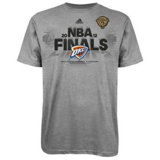 nba oklahoma city thunder T-ahirt gray nba oklahoma city thunder T-ahirt gray