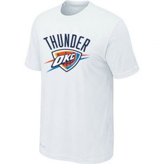 nba oklahoma city thunder T-ahirt white nba oklahoma city thunder T-ahirt white