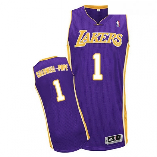 Womens Adidas Los Angeles Lakers 1 Kentavious Caldwell Pope Authentic Purple Road NBA Jersey Womens Adidas Los Angeles Lakers 1 Kentavious Caldwell Pope Authentic Purple Road NBA Jersey
