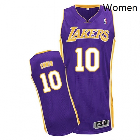 Womens Adidas Los Angeles Lakers 10 Tyler Ennis Authentic Purple Road NBA Jersey Womens Adidas Los Angeles Lakers 10 Tyler Ennis Authentic Purple Road NBA Jersey