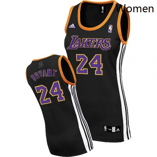 Womens Adidas Los Angeles Lakers 24 Kobe Bryant Swingman Black NBA Jersey Womens Adidas Los Angeles Lakers 24 Kobe Bryant Swingman Black NBA Jersey