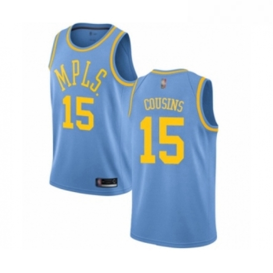 Womens Los Angeles Lakers 15 DeMarcus Cousins Swingman Blue Hardwood Classics Basketball Jersey Womens Los Angeles Lakers 15 DeMarcus Cousins Swingman Blue Hardwood Classics Basketball Jersey