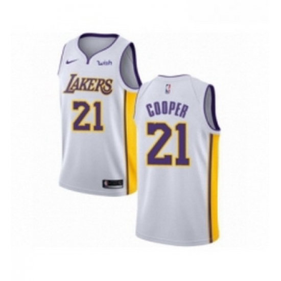 Womens Los Angeles Lakers 21 Michael Cooper Authentic White Basketball Jersey Association Edition Womens Los Angeles Lakers 21 Michael Cooper Authentic White Basketball Jersey Association Edition