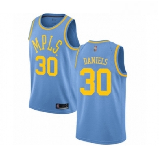 Womens Los Angeles Lakers 30 Troy Daniels Authentic Blue Hardwood Classics Basketball Jersey Womens Los Angeles Lakers 30 Troy Daniels Authentic Blue Hardwood Classics Basketball Jersey