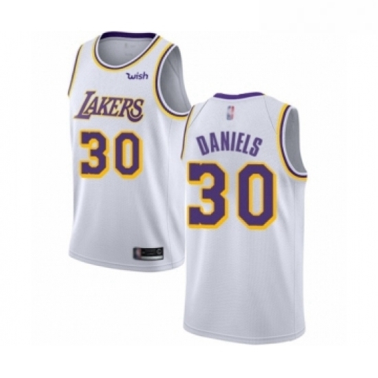 Womens Los Angeles Lakers 30 Troy Daniels Authentic White Basketball Jersey Association Edition Womens Los Angeles Lakers 30 Troy Daniels Authentic White Basketball Jersey Association Edition