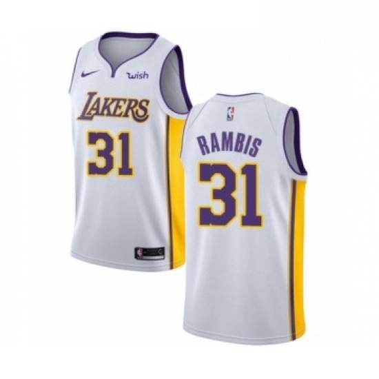 Womens Los Angeles Lakers 31 Kurt Rambis Authentic White Basketball Jersey Association Edition Womens Los Angeles Lakers 31 Kurt Rambis Authentic White Basketball Jersey Association Edition