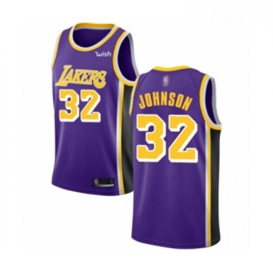 Womens Los Angeles Lakers 32 Magic Johnson Authentic Purple Basketball Jerseys Icon Edition Womens Los Angeles Lakers 32 Magic Johnson Authentic Purple Basketball Jerseys Icon Edition