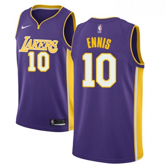 Womens Nike Los Angeles Lakers 10 Tyler Ennis Swingman Purple NBA Jersey Statement Edition Womens Nike Los Angeles Lakers 10 Tyler Ennis Swingman Purple NBA Jersey Statement Edition