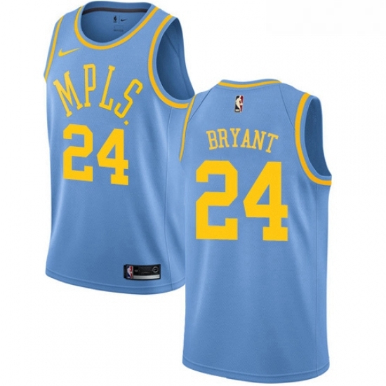 Womens Nike Los Angeles Lakers 24 Kobe Bryant Swingman Blue Hardwood Classics NBA Jersey Womens Nike Los Angeles Lakers 24 Kobe Bryant Swingman Blue Hardwood Classics NBA Jersey