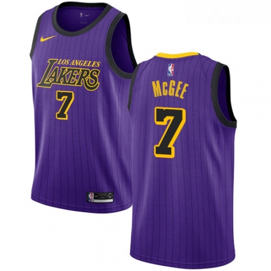 Womens Nike Los Angeles Lakers 7 JaVale McGee Swingman Purple NBA Jersey City Edition Womens Nike Los Angeles Lakers 7 JaVale McGee Swingman Purple NBA Jersey City Edition