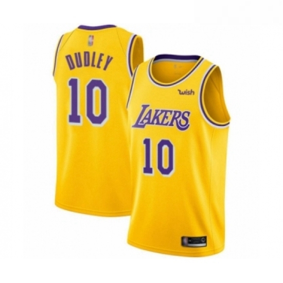 Youth Los Angeles Lakers 10 Jared Dudley Swingman Gold Basketball Jersey Icon Edition Youth Los Angeles Lakers 10 Jared Dudley Swingman Gold Basketball Jersey Icon Edition