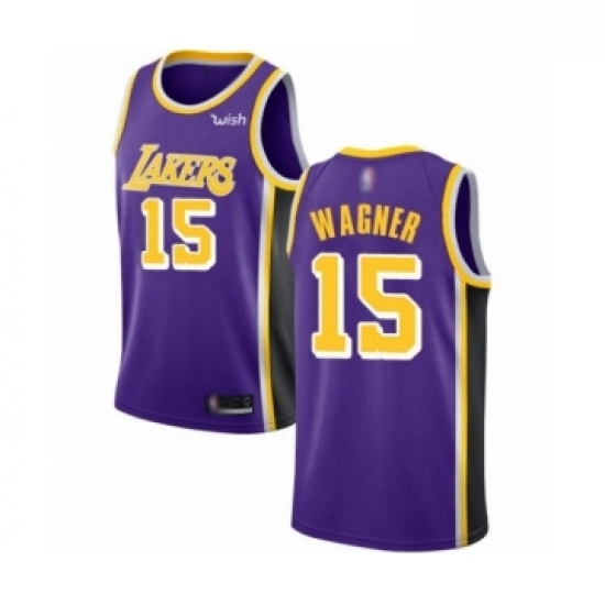 Youth Los Angeles Lakers 15 Moritz Wagner Swingman Purple Basketball Jersey Statement Edition Youth Los Angeles Lakers 15 Moritz Wagner Swingman Purple Basketball Jersey Statement Edition