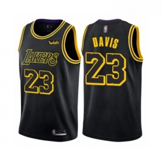 Youth Los Angeles Lakers 23 Anthony Davis Swingman Black Basketball Jersey City Edition Youth Los Angeles Lakers 23 Anthony Davis Swingman Black Basketball Jersey City Edition