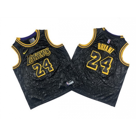 Youth Los Angeles Lakers 24 Kobe Bryant Black Stitched Basketball Jersey Youth Los Angeles Lakers 24 Kobe Bryant Black Stitched Basketball Jersey